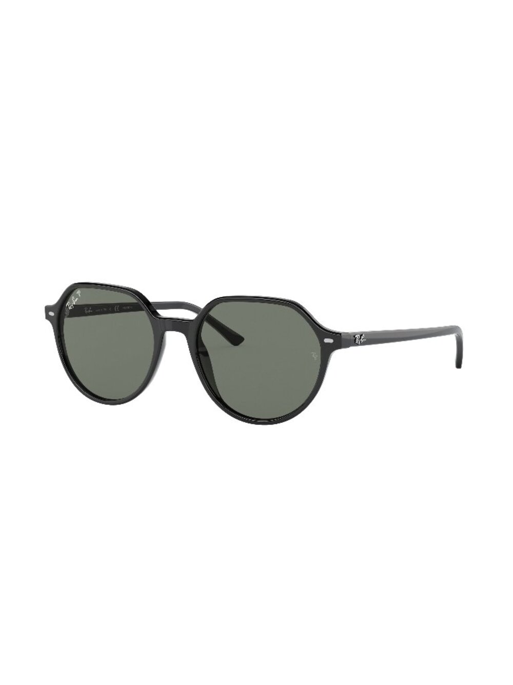 New Ray-Ban Unisex Sunglasses Black Square Green Lens Injected Frame Ray Ban 901